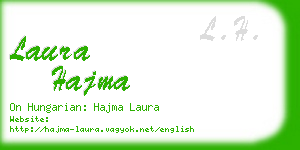 laura hajma business card